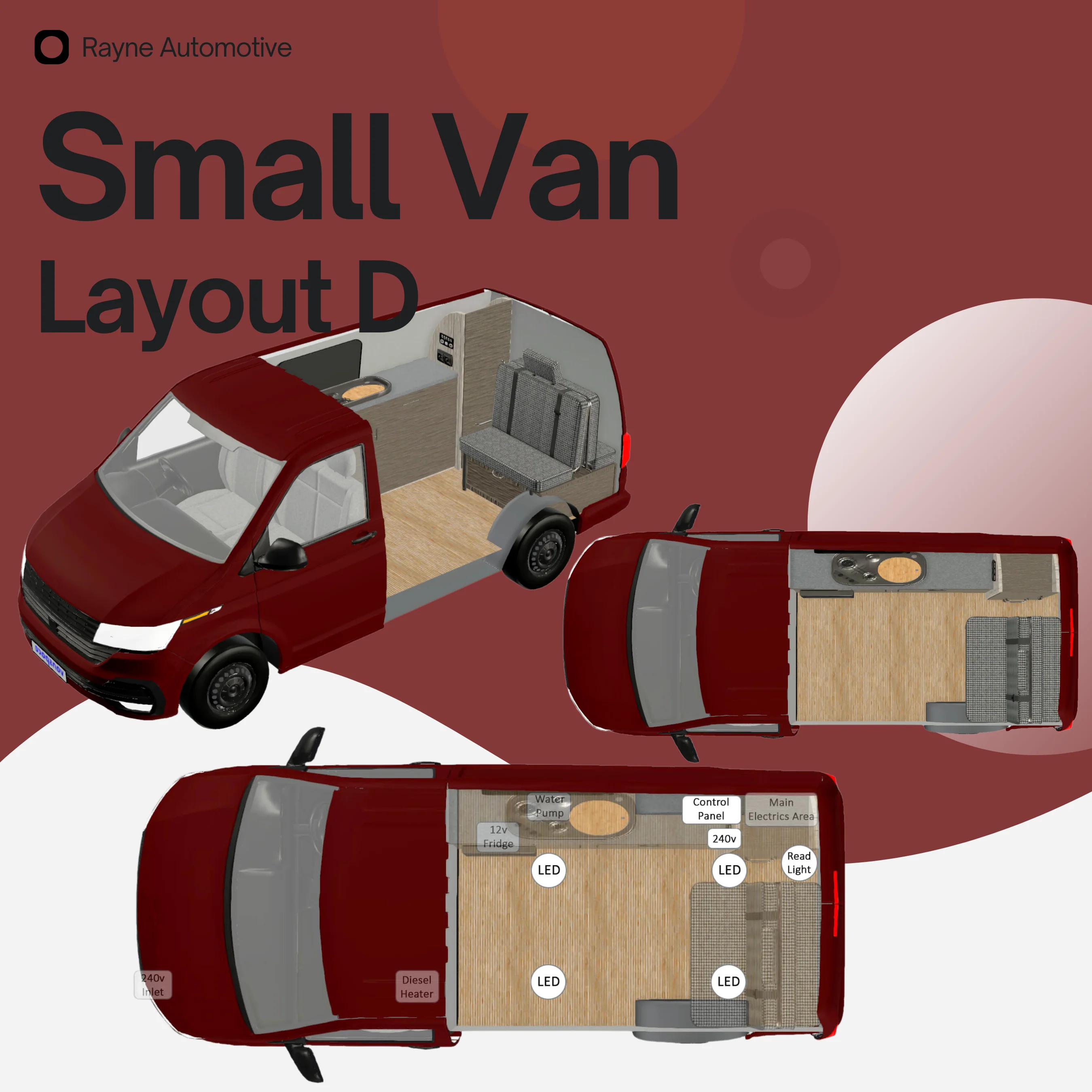 Campervan Electrics Starter Pack for Small Van Gas Cooking On-Grid Pre-Wired - Image 5